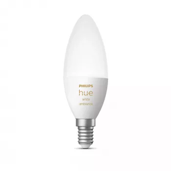 Intelligente Glühlampe Philips Hue White ambience Candle E14, 5,2 W, Bluetooth/Zigbee, E14-Sockel