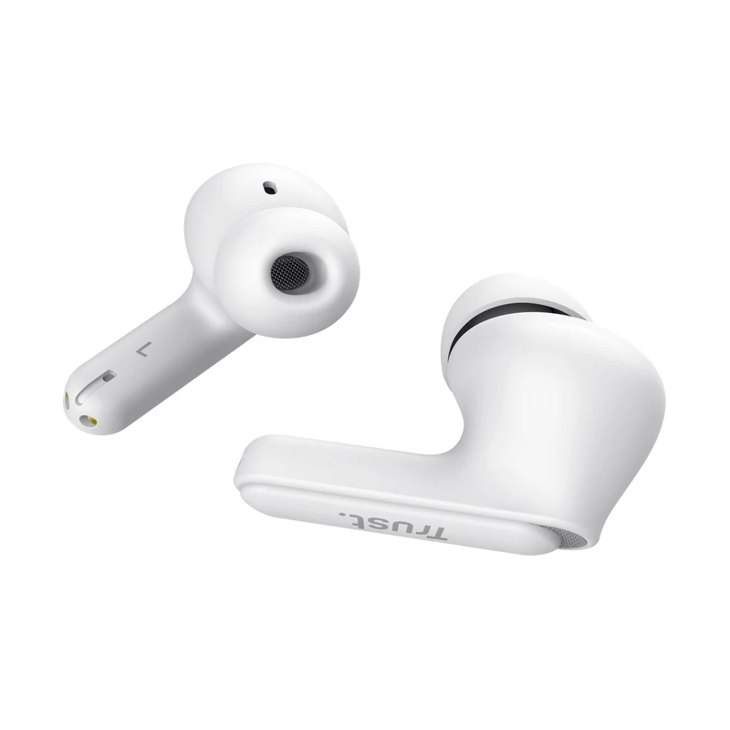 Trust Yavi Headset True Wireless Stereo (TWS) In-Ear Anrufe/Musik USB Typ-C Bluetooth Weiß