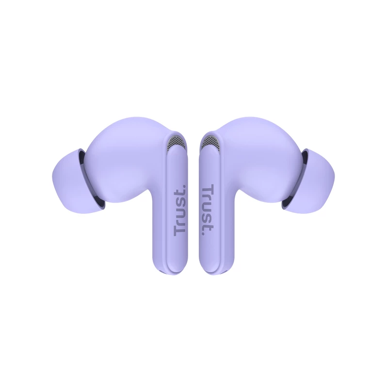 Trust Yavi 25297 Bluetooth-Ohrhörer mit ENC, Lila
