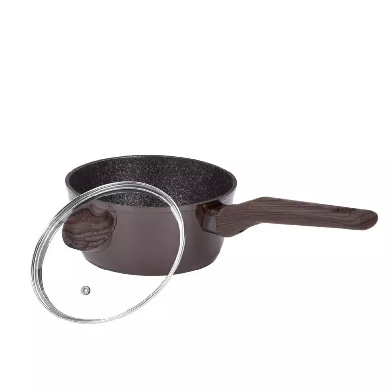 Kochtopf Resto Kitchenware 93017 1,5 L Rund Dunkelbraun