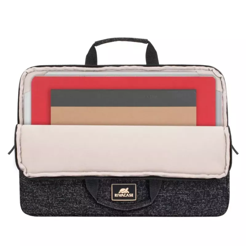 Rivacase Anvik 7916 Notebook-Hülle 15,6" mit Maus, Schwarz