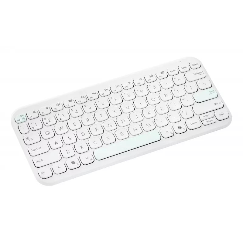 ASUS Marshmallow KW100 Kabellose Tastatur, Schillerndes Weiß