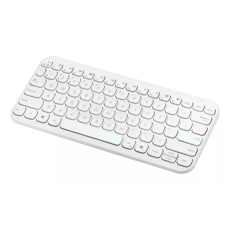 ASUS Marshmallow KW100 Kabellose Tastatur, Schillerndes Weiß