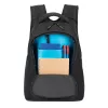 Rivacase 5565 Lite Urban Laptop-Rucksack 14 Zoll, Schwarz