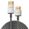 Lindy 3m CROMO schlank High Speed HDMI Kabel mit Ethernet, 3 m, HDMI Typ A (Standard), HDMI Typ A (Standard), 3D, 10,2 Gbit/s, Grau