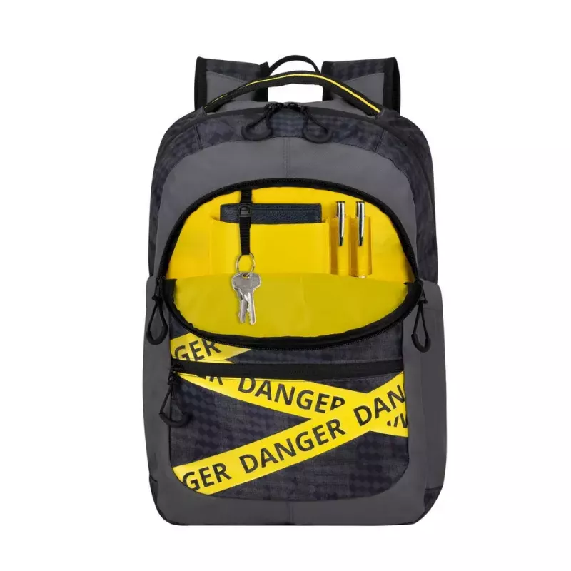 Rivacase 5431 Urban Laptop-Rucksack 15,6 Zoll (39,6 cm), 20 l, Grau-Camo