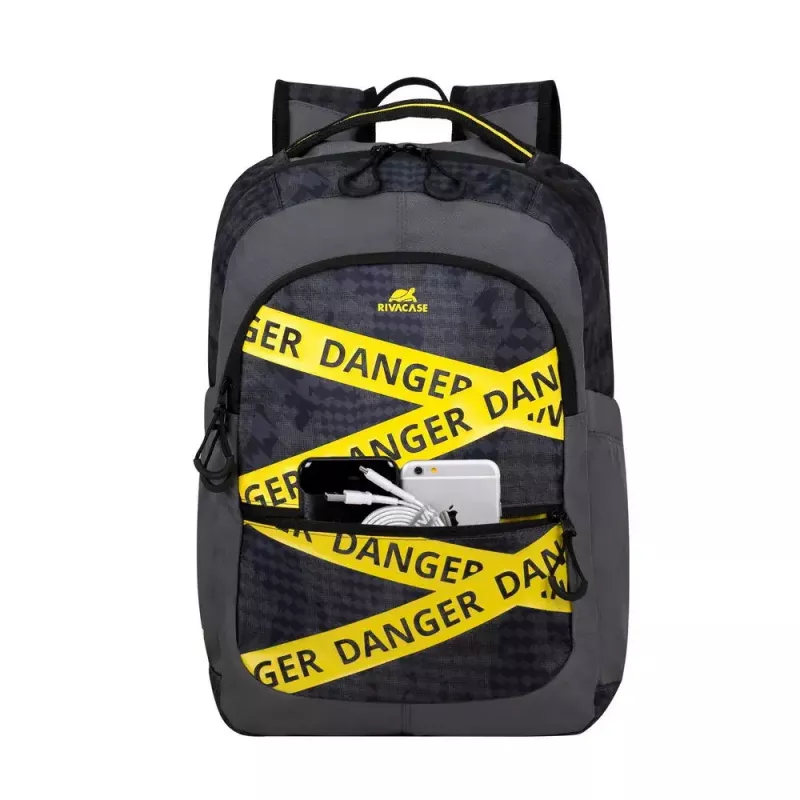 Rivacase 5431 Urban Laptop-Rucksack 15,6 Zoll (39,6 cm), 20 l, Grau-Camo