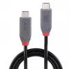 Lindy 0,8 m USB 4 240 W Typ-C-Kabel, Anthra Line
