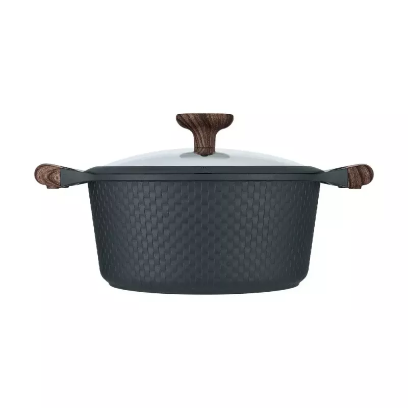 Resto Kitchenware Ran Kochtopf 4,2 l, rund, beige, Holz