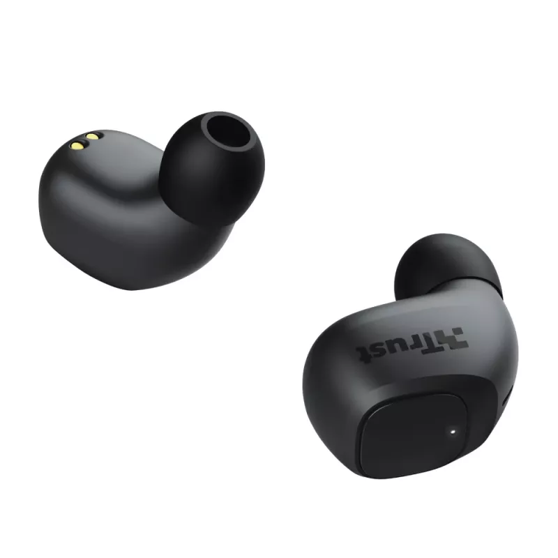Trust Nika Compact Headset True Wireless Stereo (TWS) In-Ear Anrufe/Musik Bluetooth Schwarz
