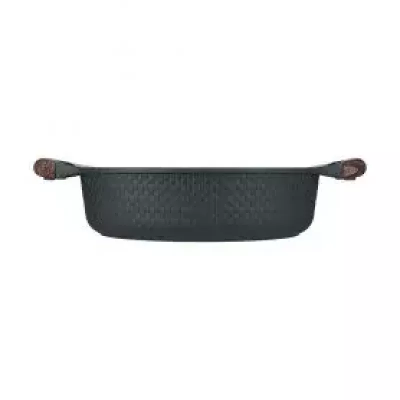 Resto Kitchenware 93906 Multitopf, schwarzes Aluminium, 4,1 l, 28 cm