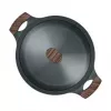 Resto Kitchenware 93906 Multitopf, schwarzes Aluminium, 4,1 l, 28 cm