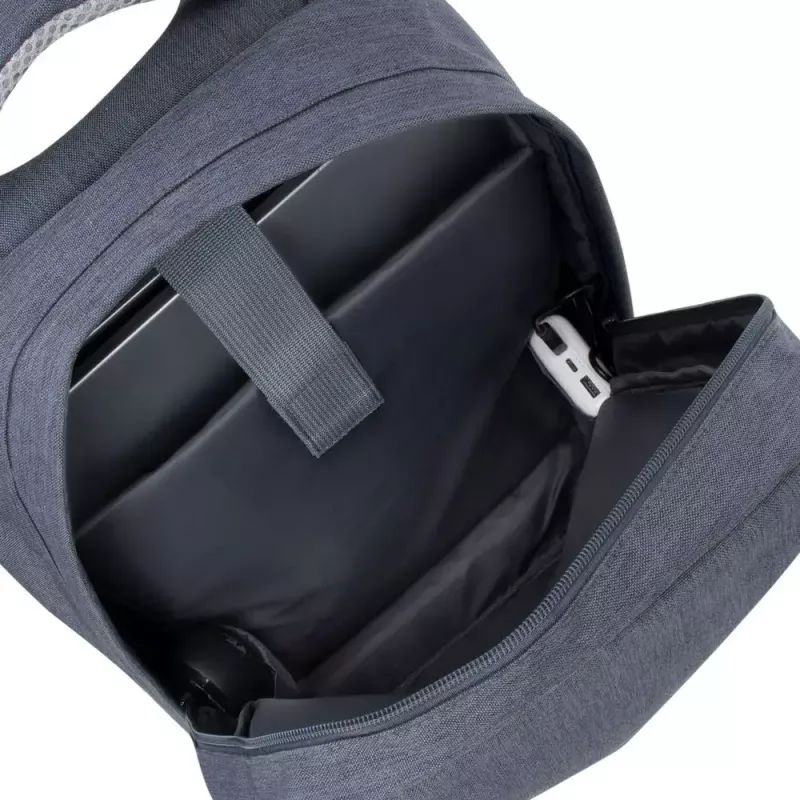 Rivacase 7562 Diebstahlschutz-Notebooktasche, 15,6 Zoll (39,6 cm), Dunkelgrau