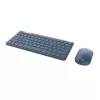 Trust Lyra Tastatur Maus enthalten Büro RF Wireless + Bluetooth QWERTY US-Englisch Blau
