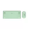 Trust Lyra 24942 kabelloses Tastatur-und-Maus-Set, Grün