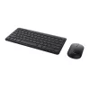 Trust Lyra Tastatur mit Maus Büro RF Wireless + Bluetooth QWERTY Englisch Schwarz