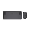 Trust Lyra Tastatur mit Maus Büro RF Wireless + Bluetooth QWERTY Englisch Schwarz