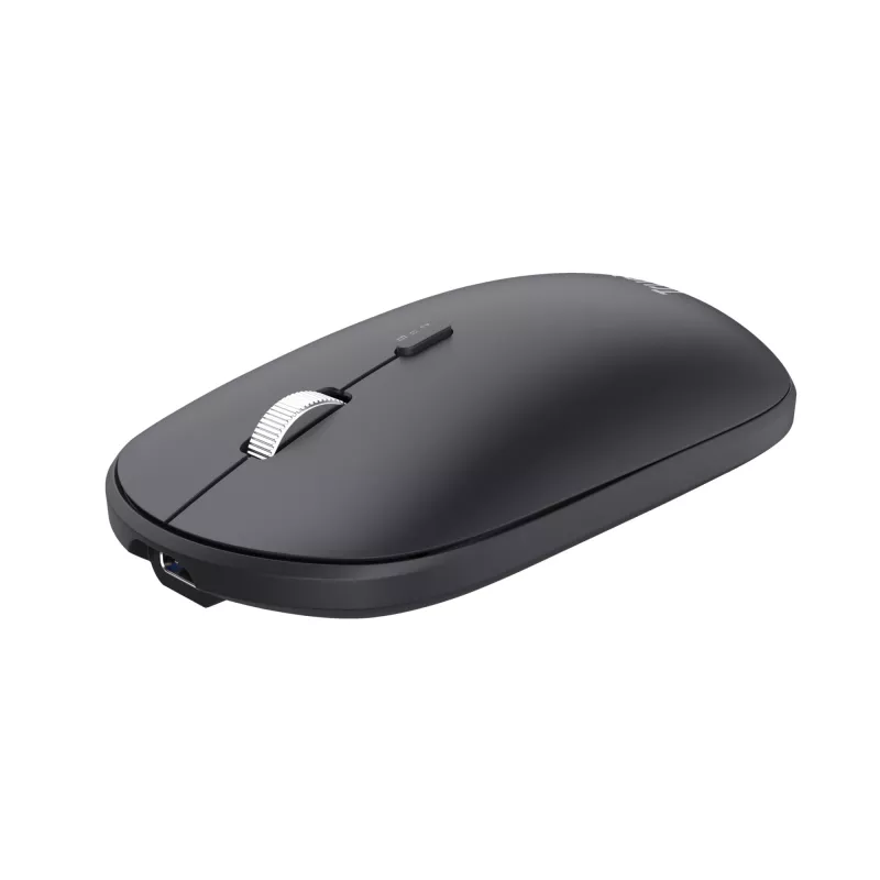 Trust Lyra Tastatur mit Maus Büro RF Wireless + Bluetooth QWERTY Englisch Schwarz