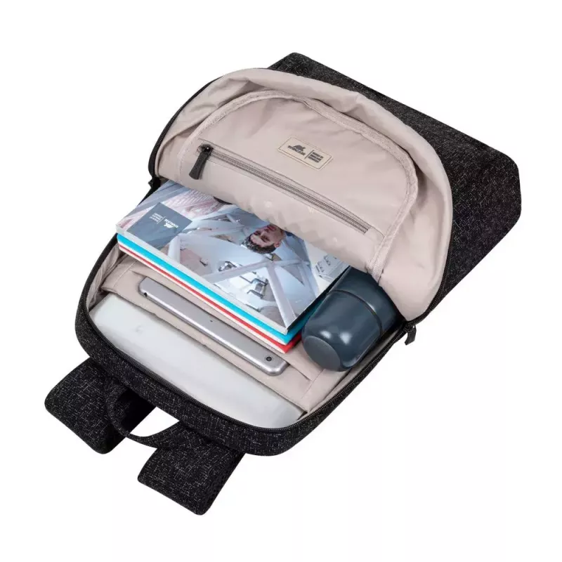 Rivacase Anvik 7923 Laptop-Rucksack, 13,3 Zoll (33,8 cm), Schwarz