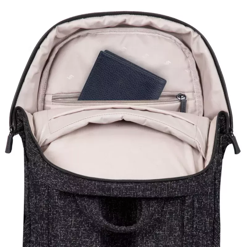 Rivacase Anvik 7923 Laptop-Rucksack, 13,3 Zoll (33,8 cm), Schwarz