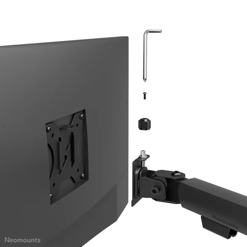 Neomounts DS60-600BL2 Monitorarm 10-32 Zoll - Schnellfixierung - 180°-Anschlag