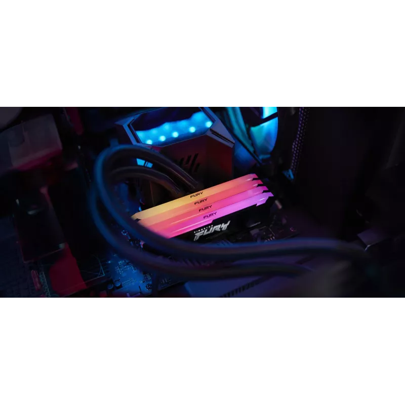 Kingston Technology FURY Beast 16GB 3200MT/s DDR4 CL16 DIMM 1Gx8 RGB