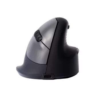 R-Go Tools Ergonomische Maus R-Go HE Break mit Pausensoftware, groß (Handgröße ≥ 185 mm), für Rechtshänder, Bluetooth, schwarz