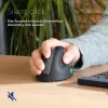 R-Go Tools Ergonomische Maus R-Go HE Break mit Pausensoftware, groß (Handgröße ≥ 185 mm), für Rechtshänder, Bluetooth, schwarz