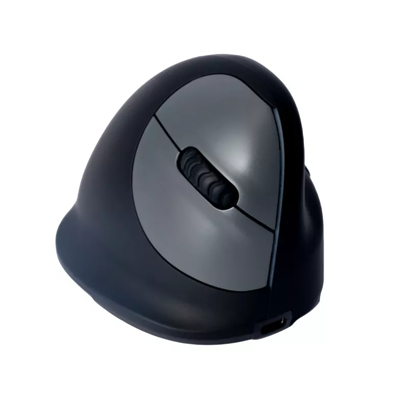 R-Go Tools Ergonomische Maus R-Go HE Break mit Pausensoftware, mittel (Handgröße 165-185 mm), für Rechtshänder, Bluetooth, schwarz
