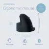 R-Go HE Break ergonomische vertikale Maus, klein, für Rechtshänder, kabellos Bluetooth, Schwarz