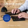 R-Go Tools Ergonomische Tastatur R-Go Split Break v2 mit Break-Software, ergonomische geteilte Tastatur, QWERTY (US), Kabelgebunden, schwarz