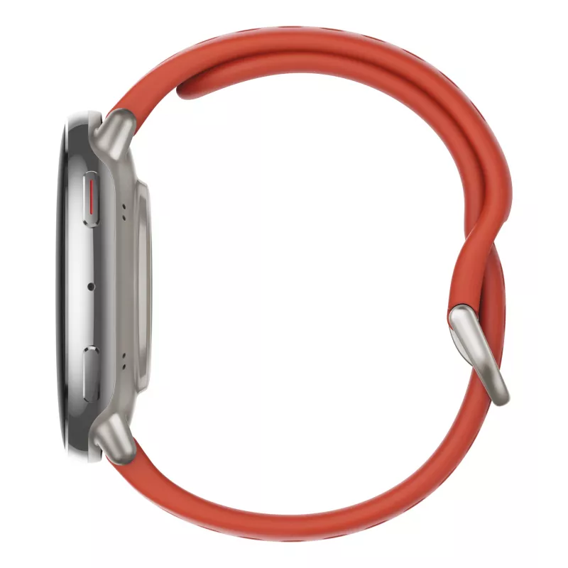 Amazfit Active 2 Premium 44 mm Smartwatch, schwarzes Leder (W2433EU1N)
