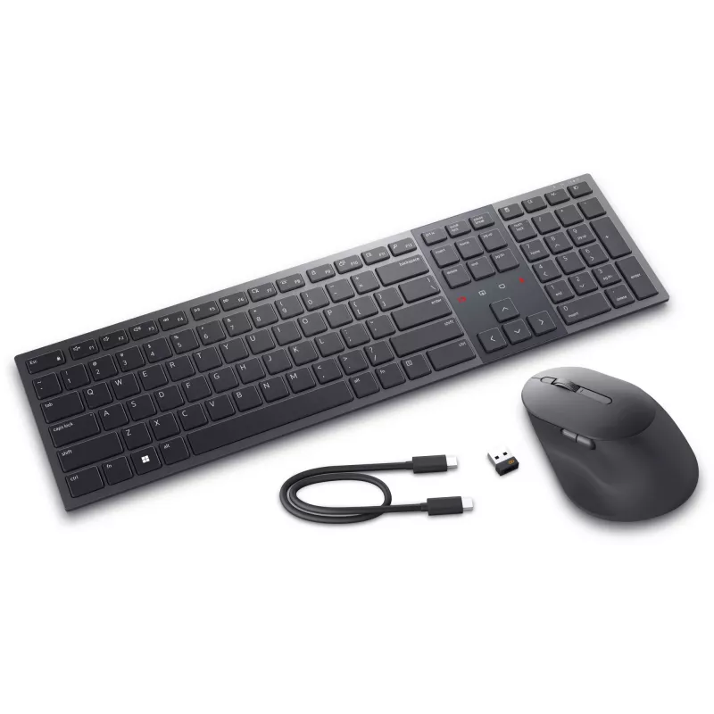 DELL Pro Premium Collaboration Tastatur and Maus - KM900 - Pan-Nordic (QWERTY)
