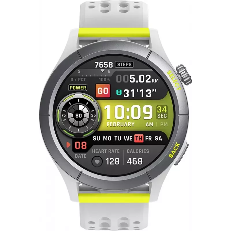 Amazfit Cheetah 3,53 cm (1,39 Zoll) AMOLED 46,7 mm Digital 454 x 454 Pixel Touchscreen Grau GPS (Satellit)