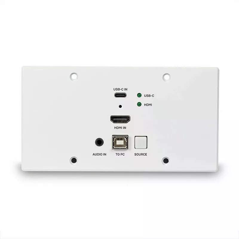 Lindy 150m Cat.6 HDMI 4K60 & Type C HDBaseT EU Wandplatte KVM-Extender, Sender
