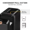 Fellowes Powershred LX221 5050401 Mikro-Cut-Aktenvernichter, P-5, 20 Blatt, 2 x 12 mm, 30 l, 70 dB, schwarz