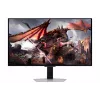 Samsung Odyssey OLED G8 G80SD LS32DG802SUXDU Gaming-Monitor, 32 Zoll (81,3 cm) OLED, 4K UHD 3840 x 2160, 240 Hz, 0,03 ms, HDR10, 2x HDMI, DisplayPort, USB-3.0-Hub, höhenverstellbar, Pivot, Silber