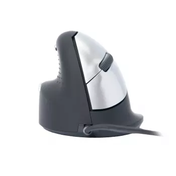 R-Go Tools Ergonomische Maus R-Go HE Break mit Pausensoftware, groß (Handgröße ≥ 185 mm), linkshändig, kabelgebunden, schwarz