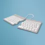 R-Go Tools Split Break RGOSBUKWLWH kabellose Tastatur, UK-Layout, Weiß