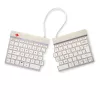 R-Go Tools Split Break RGOSBUKWLWH kabellose Tastatur, UK-Layout, Weiß