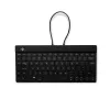 R-Go Tools Compact Break RGOSBUKWLBL kabellose Tastatur, UK-Layout, Schwarz