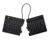 R-Go Tools Compact Break RGOSBUKWLBL kabellose Tastatur, UK-Layout, Schwarz