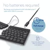 R-Go Tools Compact Break RGOSBUKWLBL kabellose Tastatur, UK-Layout, Schwarz