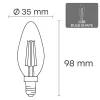 LED-Lampe VISIONAL VS-B-8 — 6 W, 840 lm, kaltweiß (840)