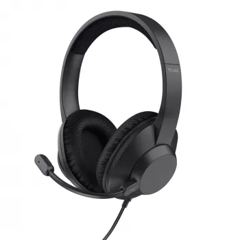 Trust Ayda Max Headset Kabelgebunden Head-band Anrufe/Musik USB Typ-C / USB Typ-A Schwarz