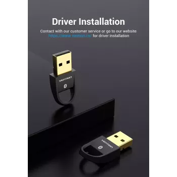 USB Bluetooth 5.0 Adapter Vention CDSB0 Schwarz
