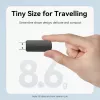 Vention CLGB0 2-in-1-Kartenleser, USB 3.0 A, SD + TF, zwei Laufwerksbuchstaben, schwarz