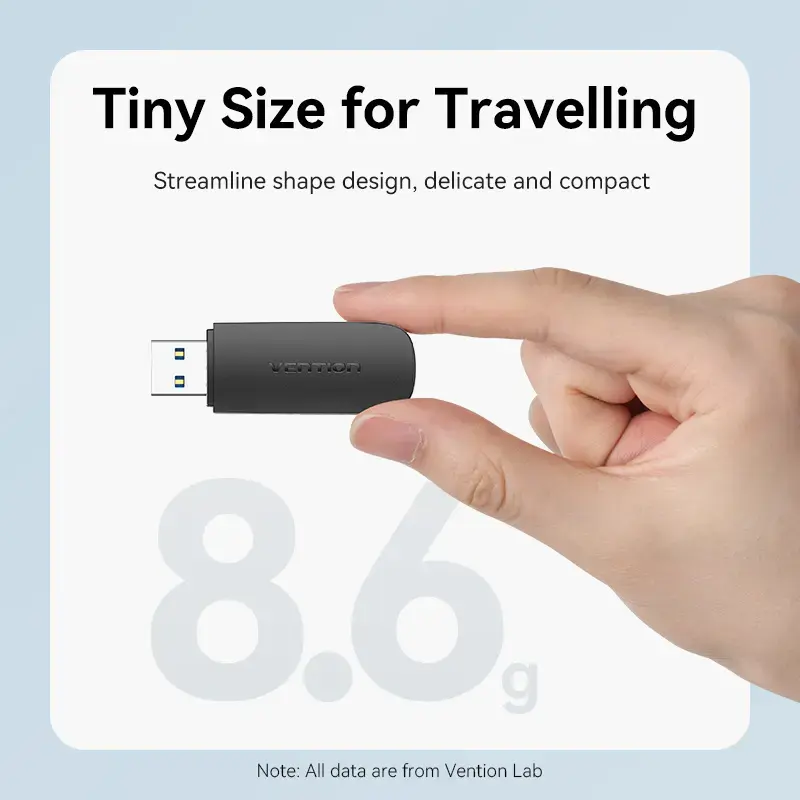Vention CLGB0 2-in-1-Kartenleser, USB 3.0 A, SD + TF, zwei Laufwerksbuchstaben, schwarz