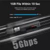 Vention CLGB0 2-in-1-Kartenleser, USB 3.0 A, SD + TF, zwei Laufwerksbuchstaben, schwarz