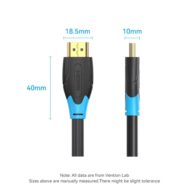 Vention AACBH HDMI-Kabel, 2 m, schwarz